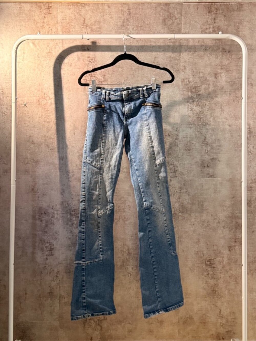 Y2K Spoon Lowrise Patch Denim